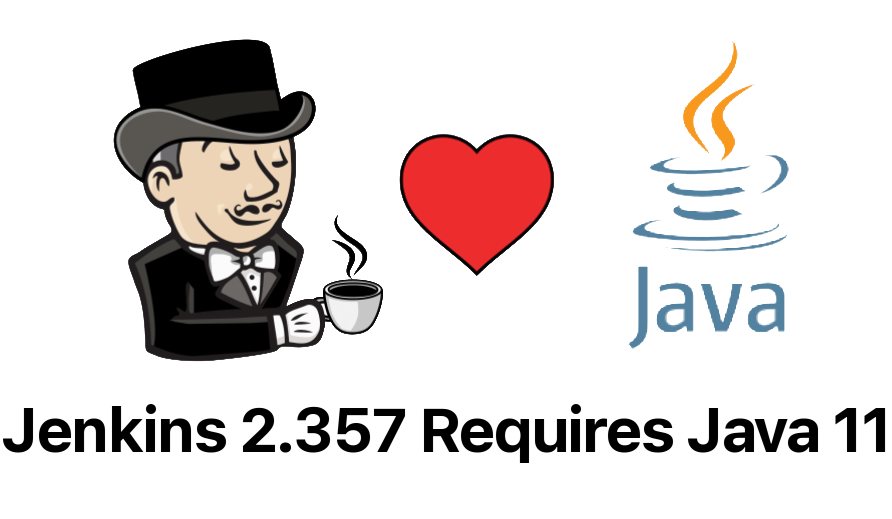 Jenkins requires Java 11 or newer